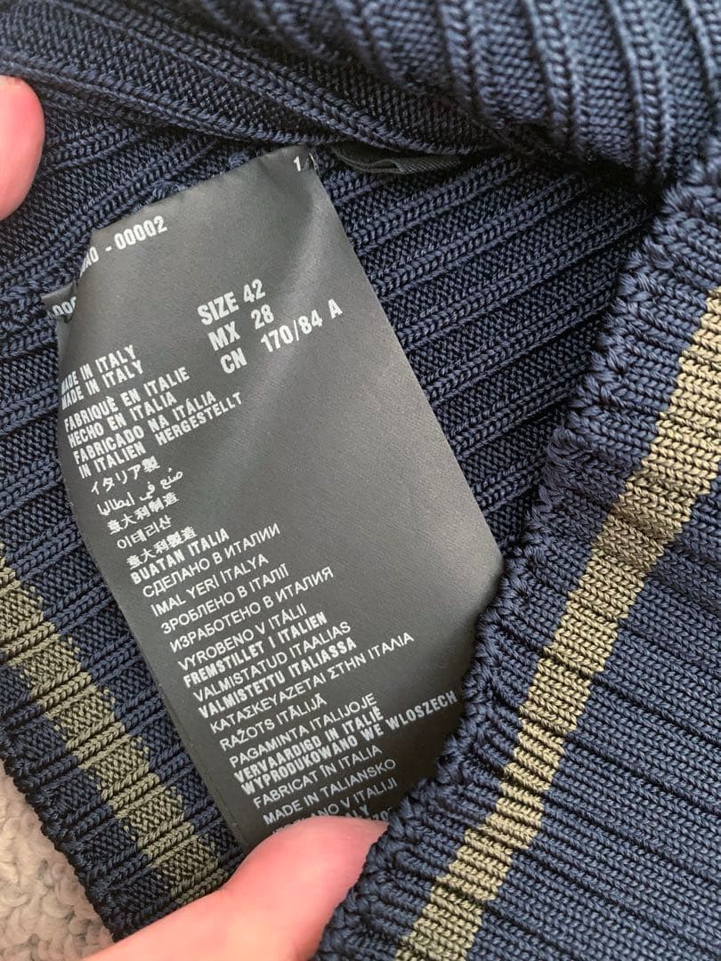 PRADAベアトップ プラダ トップス レイヤー リブニット