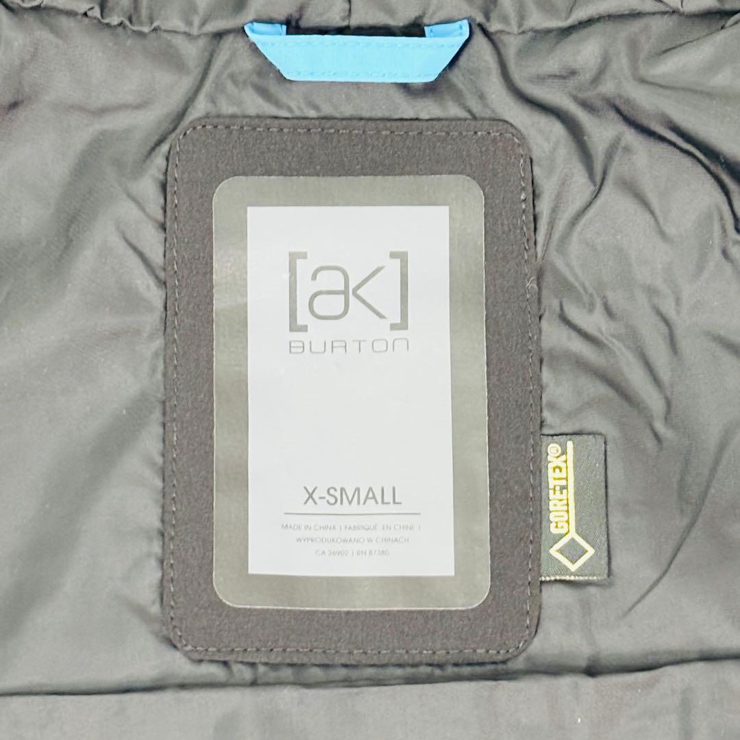 2437【美品】バートン ak ゴアテックス ジャケット スノボウェア ブルー