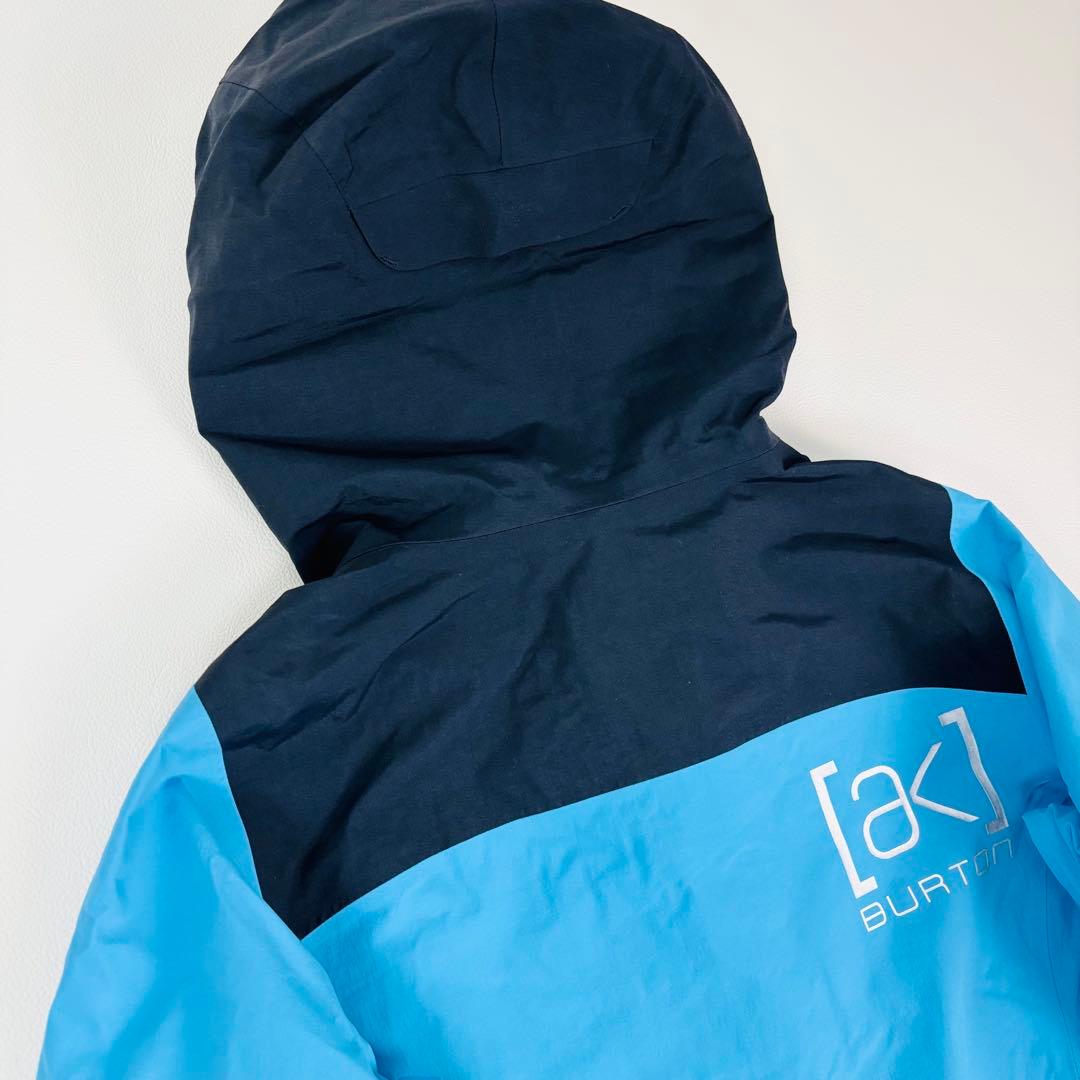 2437【美品】バートン ak ゴアテックス ジャケット スノボウェア ブルー