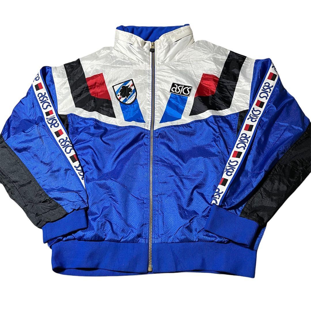専用！90sアシックスasicsサンプドリアトラックジャケット刺繍セリエA