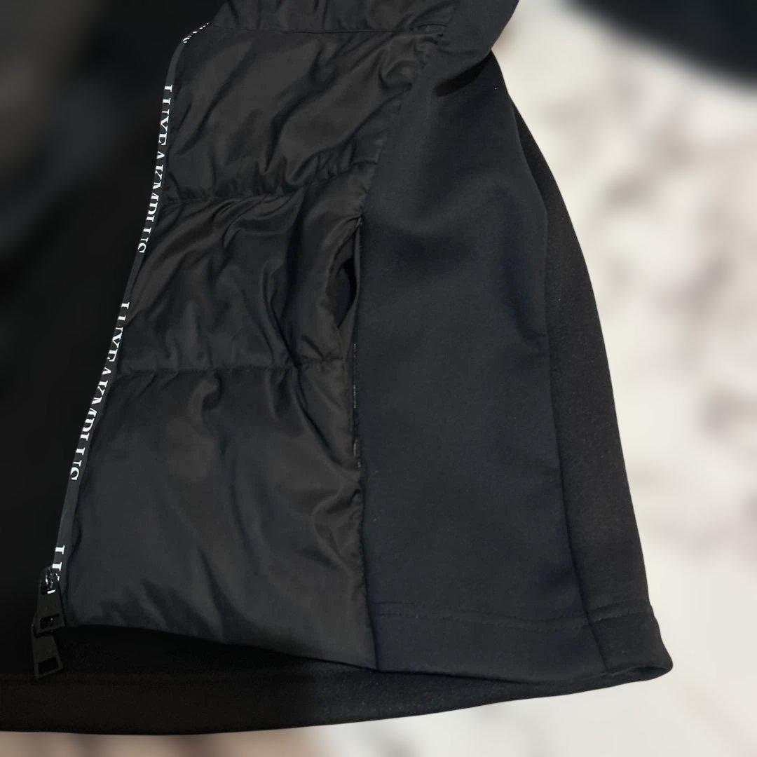 LUXEAKMPLUS ブラックダウンジャケット　ゴルフウェア　防寒　Mサイズ