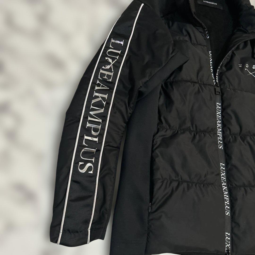 LUXEAKMPLUS ブラックダウンジャケット　ゴルフウェア　防寒　Mサイズ