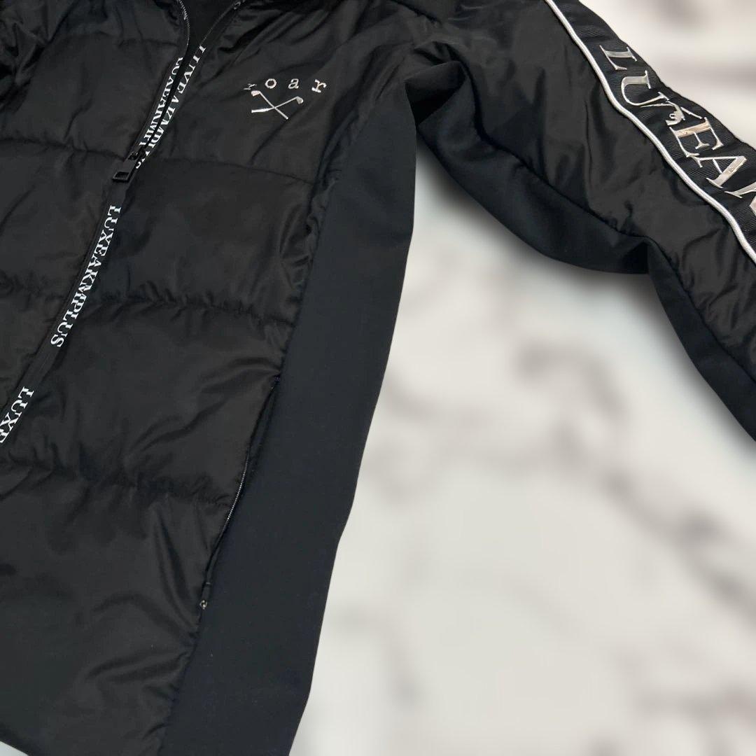 LUXEAKMPLUS ブラックダウンジャケット　ゴルフウェア　防寒　Mサイズ