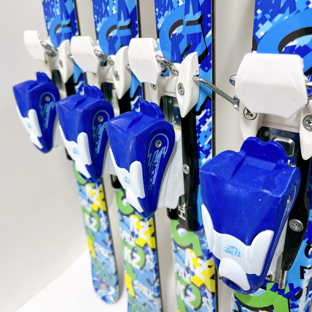 【送料無料✨良品】KAZAMA Rocker 126cm ジュニアスキー 4本