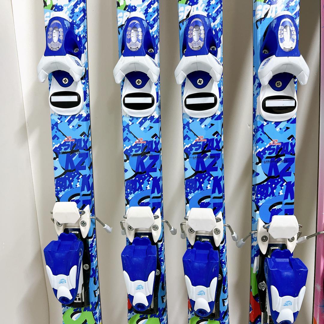 【送料無料✨良品】KAZAMA Rocker 126cm ジュニアスキー 4本