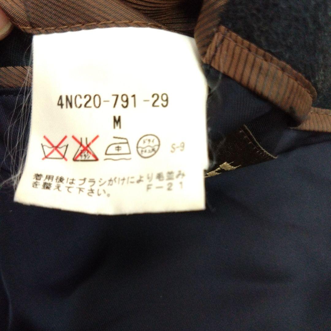 希少　ポールスチュアート　カシミヤ100%ステンカラーコート　ブラック　サイズM