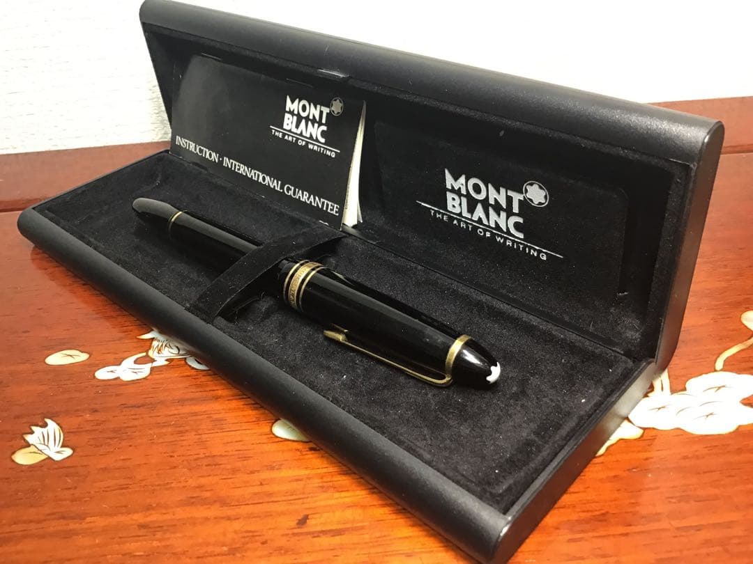 美品 モンブラン マイスターシュテュック 146 万年筆 ペン先14K585刻印