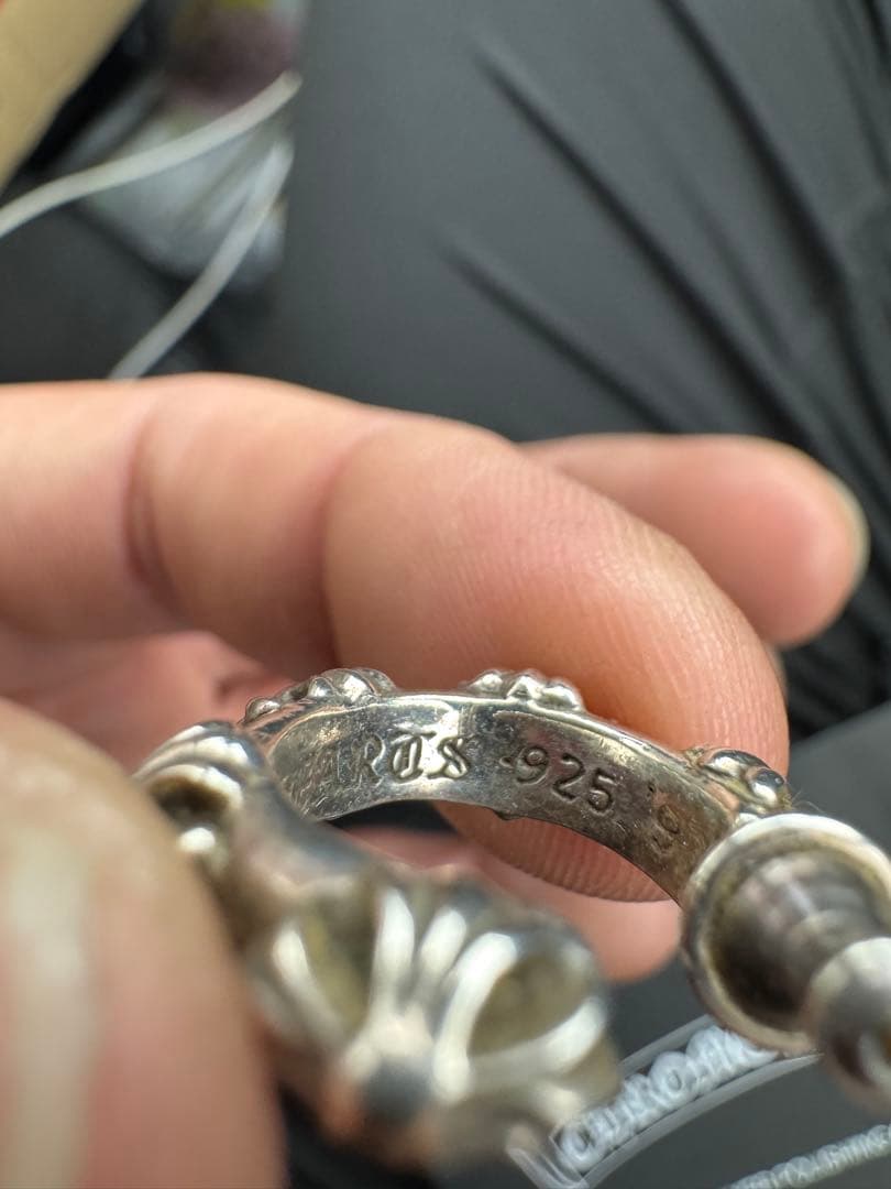 クロムハーツCHクロスフープイヤリング（ピアス）