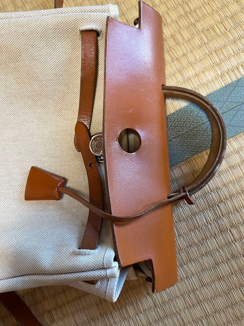 HERMES Backpack エールバッグ リュック C刻印 ベージュ