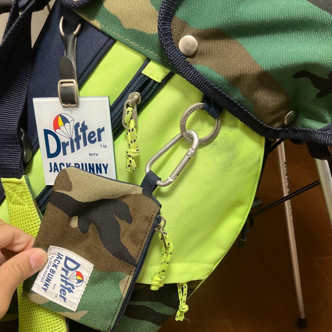 JACK BUNNY × Drifter 迷彩柄キャディバッグ &ヘッドカバー