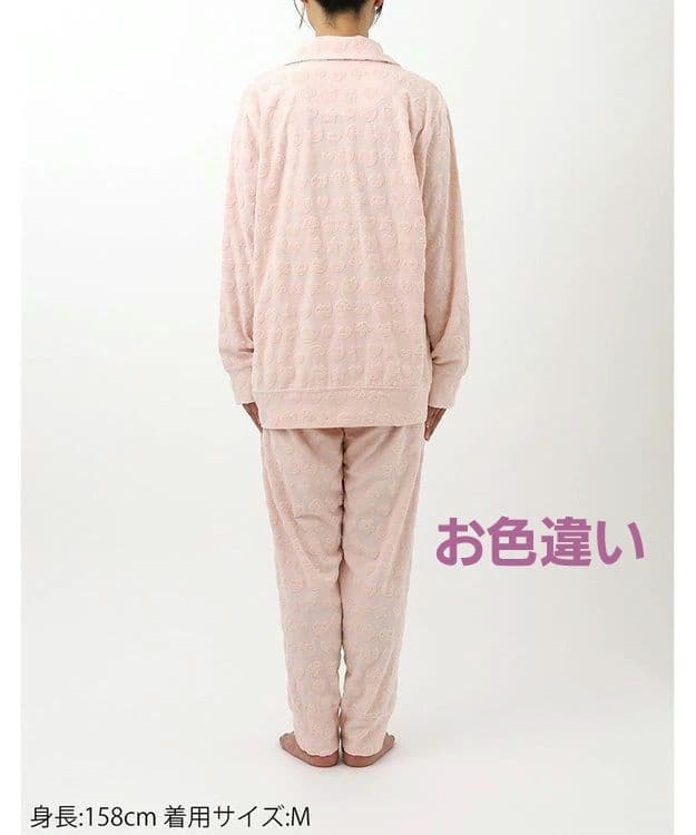 ◆タグ付き新品【ツモリチサト】ルームウエアパイル地パジャマ長袖長ズボン/ワコール