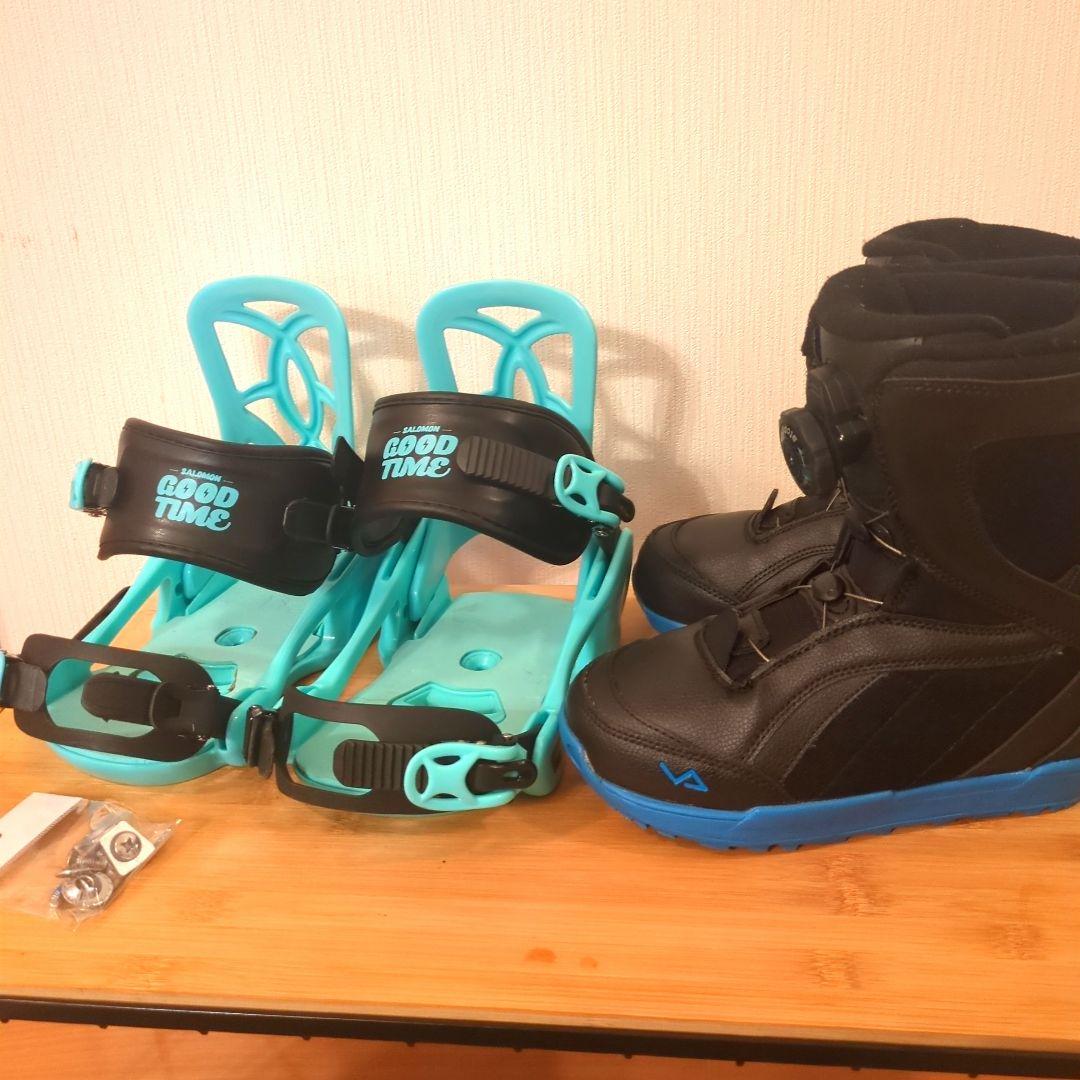 SALOMON キッズ バインディング 22cm スノーボード ブーツ