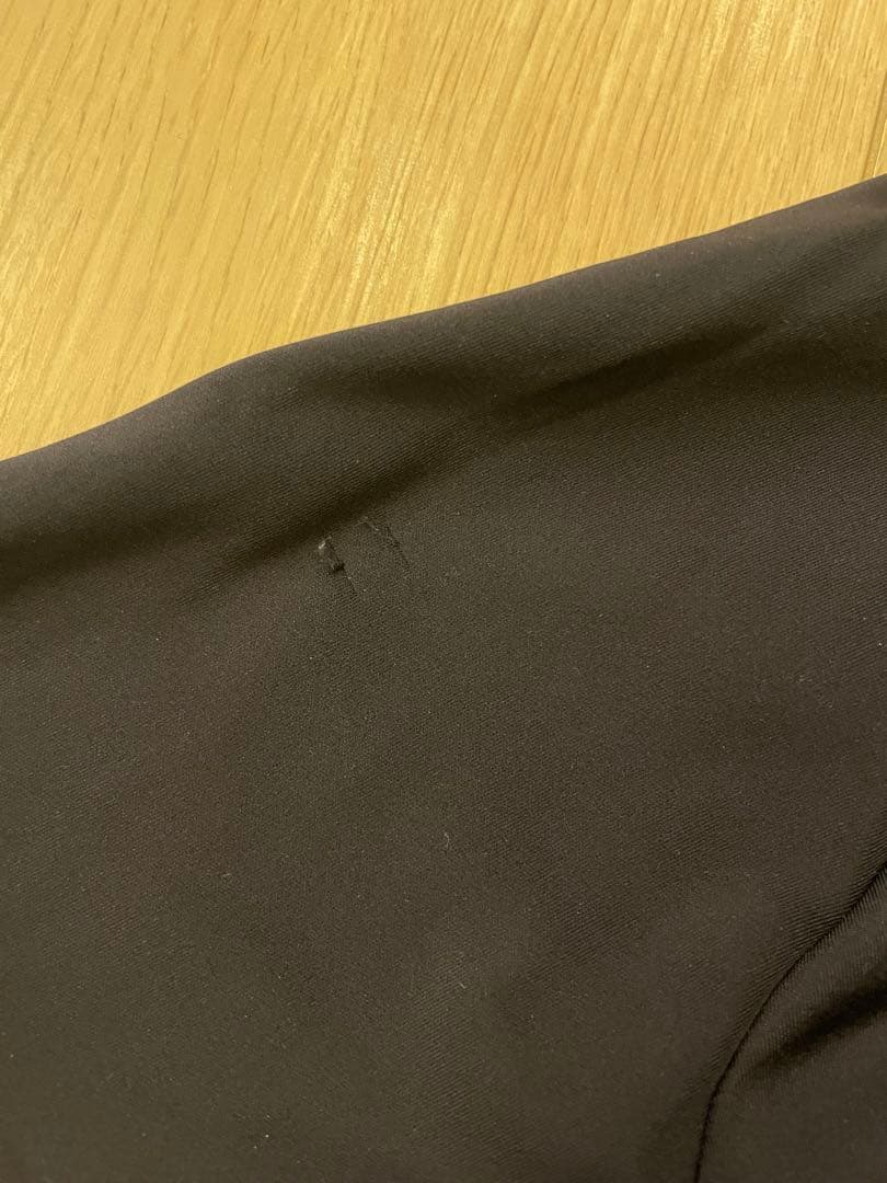 BRIEFING ハーフジップトップスス　ブラック　L