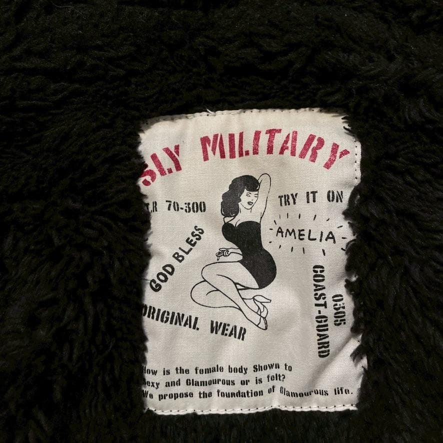 希少00s】SLY y2k N-3B グランジ ショートモッズコート 黒 - メルカリ