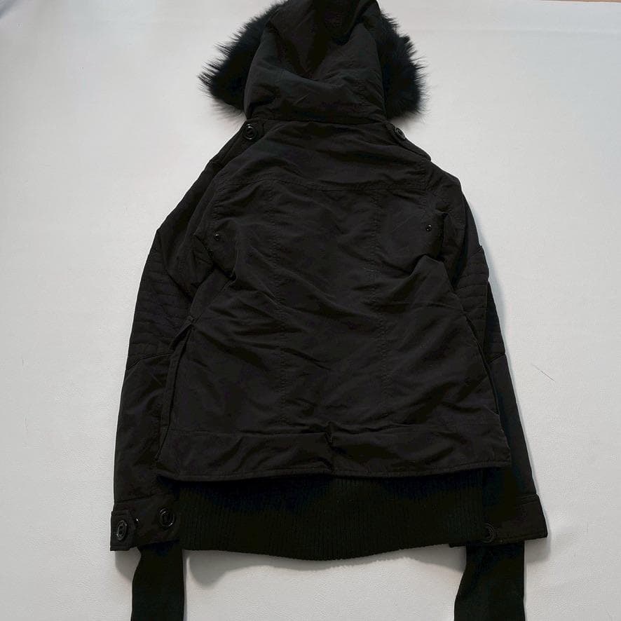 希少00s】SLY y2k N-3B グランジ ショートモッズコート 黒 - メルカリ