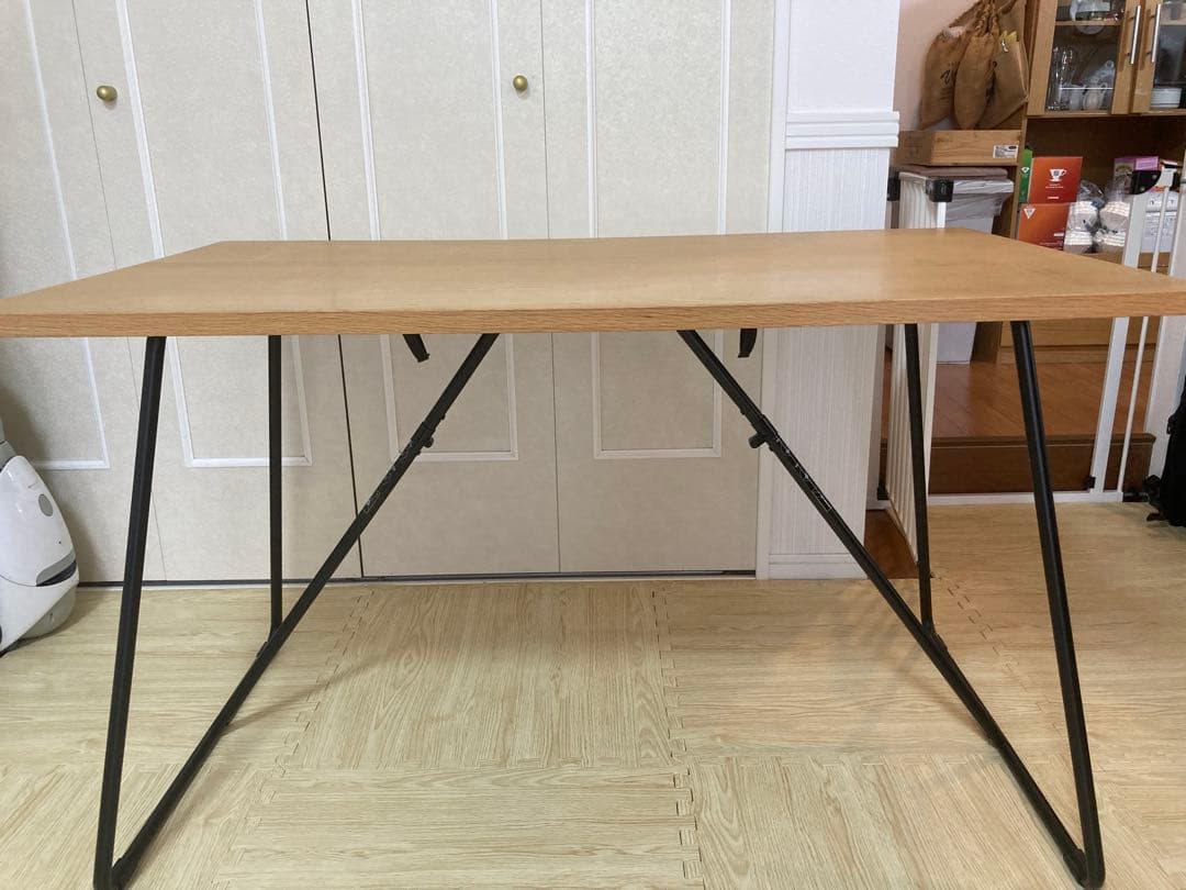 ⭐︎きい⭐︎ 無印良品オーク材折りたたみテーブル　[大阪市中央区］引き取り限定