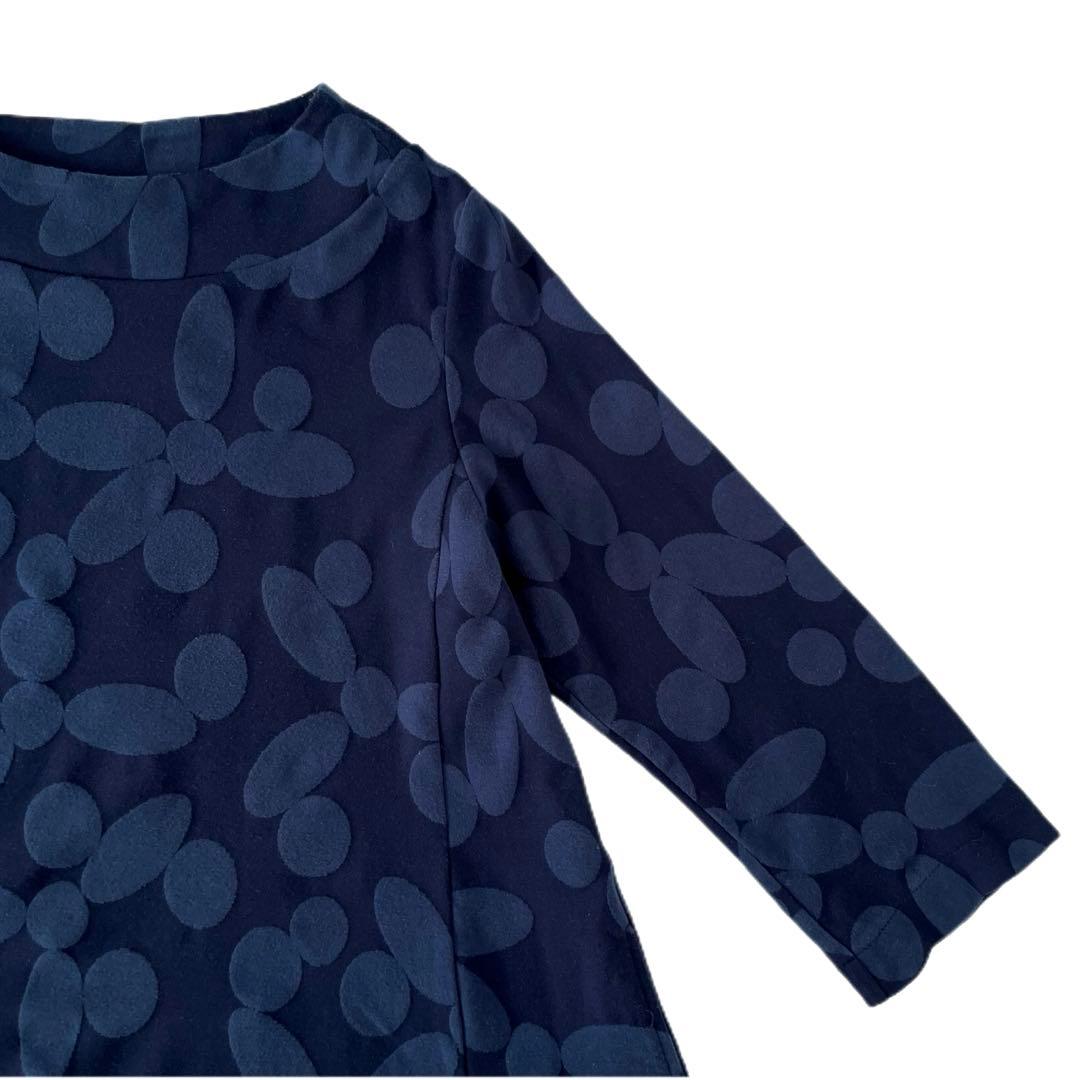 CRESCENTクレッシェント 変形カット フレアワンピース 総柄