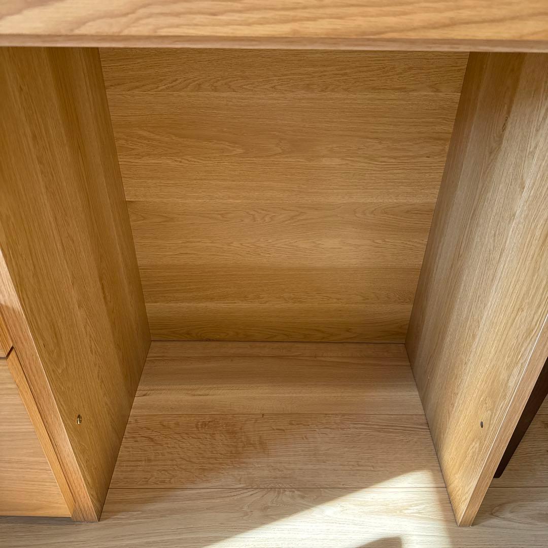 【値下げ中】【美品】unico ウニコ LOM キッチンボード 食器棚