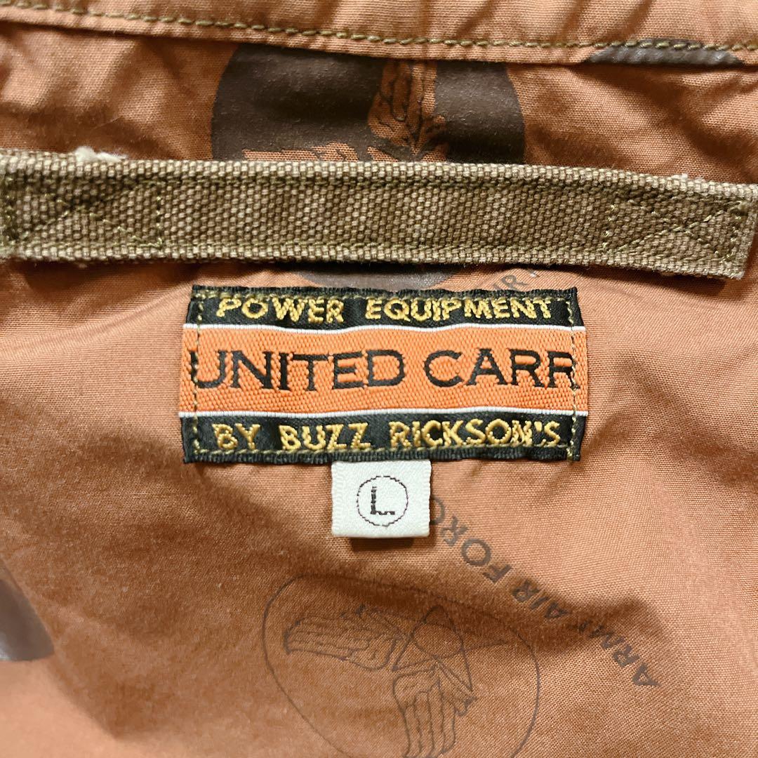 UNITED CARR バズリクソンズ ダック地 A-2 TALON ZIP