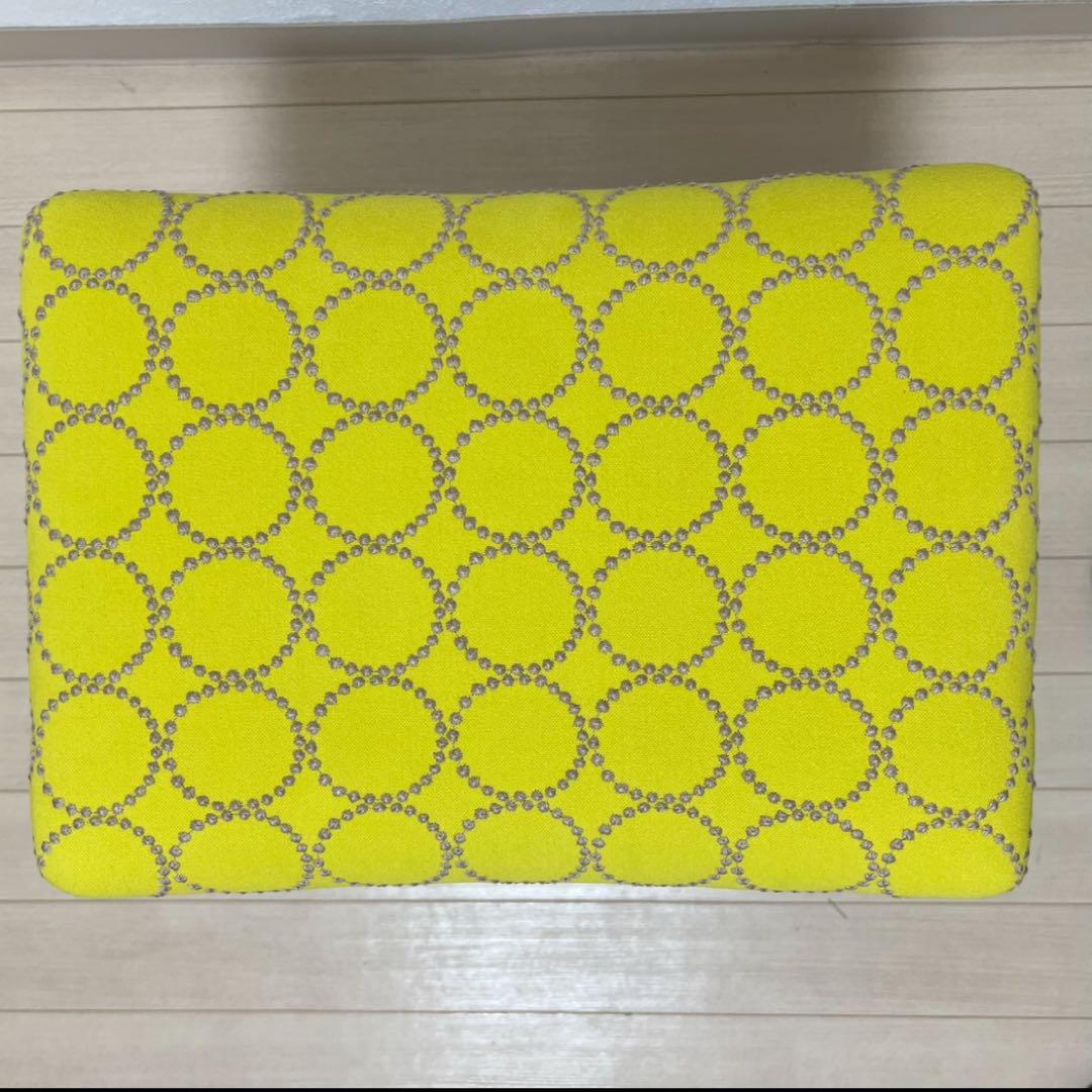 ミナペルホネン dop タンバリン 太脚b スクエア スツール 【イエロー】椅子