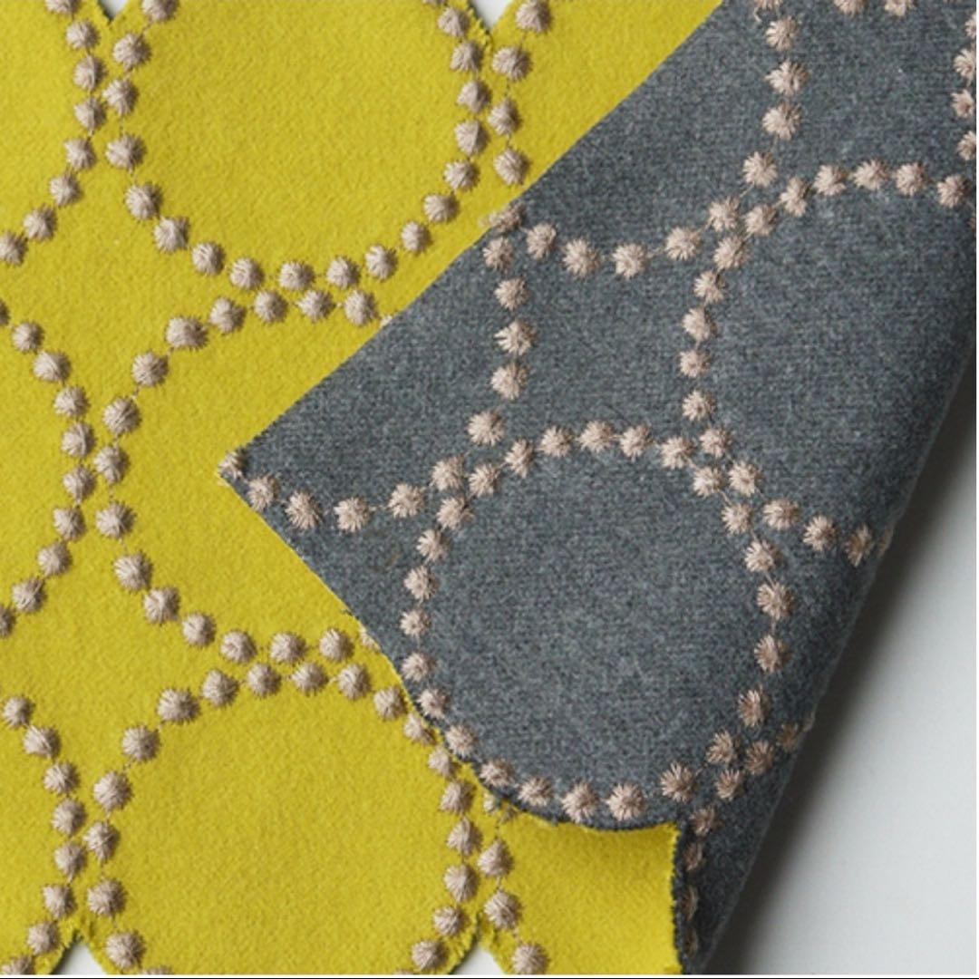 ミナペルホネン dop タンバリン 太脚b スクエア スツール 【イエロー】椅子