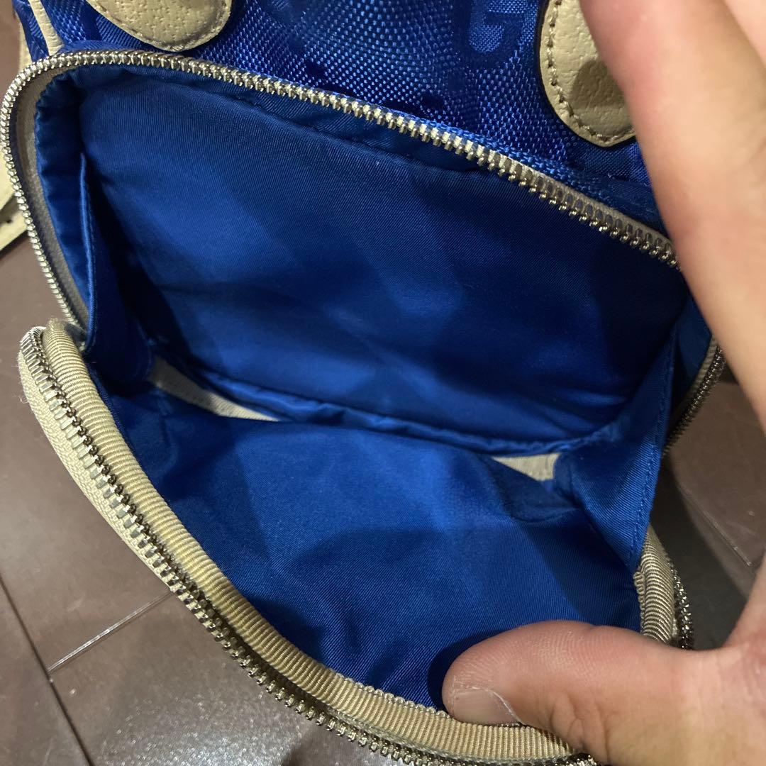 オンライン 通販ファッション - GUCCI ボディバッグ 青 オフザグリッド
