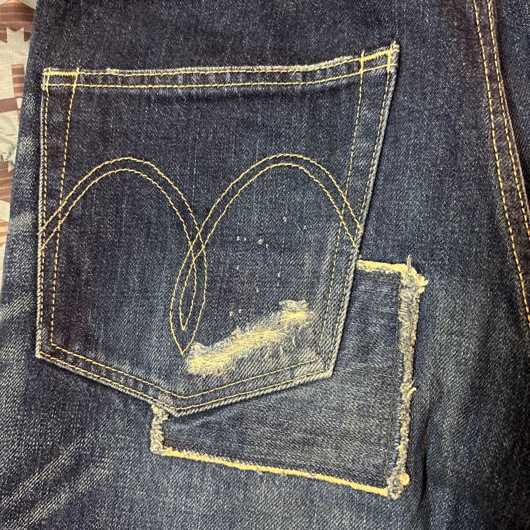 glamb グラム パッチワークデニム M セルビッチ 赤耳