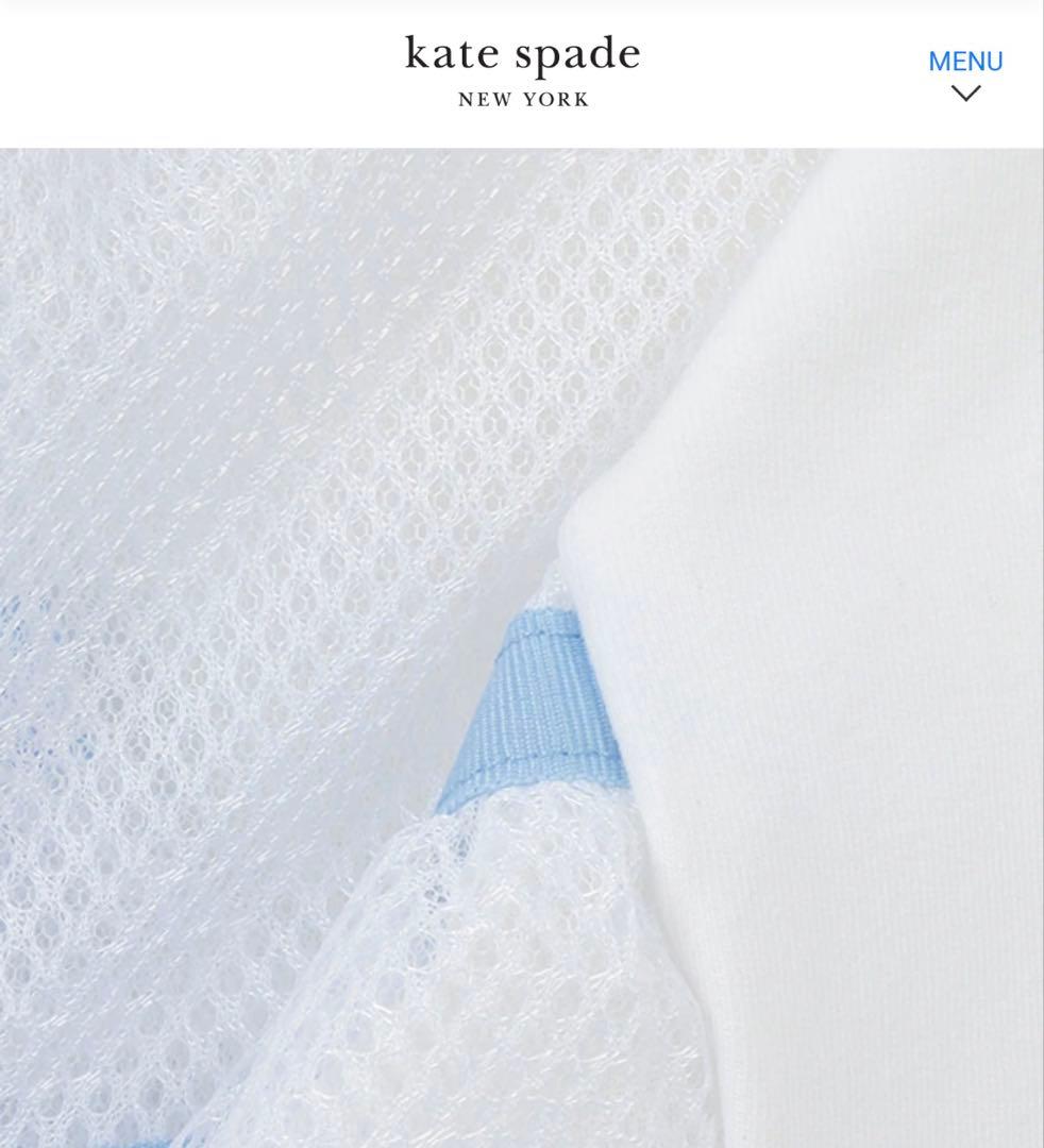 【ケイトスペード】150 ❤︎新品❤︎ メッシュワンピース 白 定価18000円