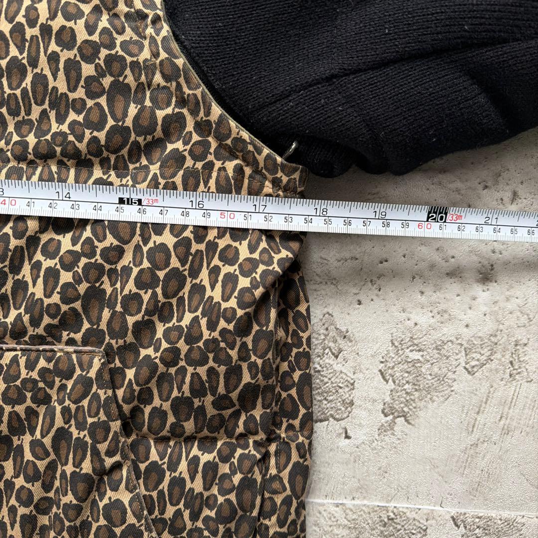 初期　supernova. リバーシブルダウン　ヒョウ柄　ギミック　M