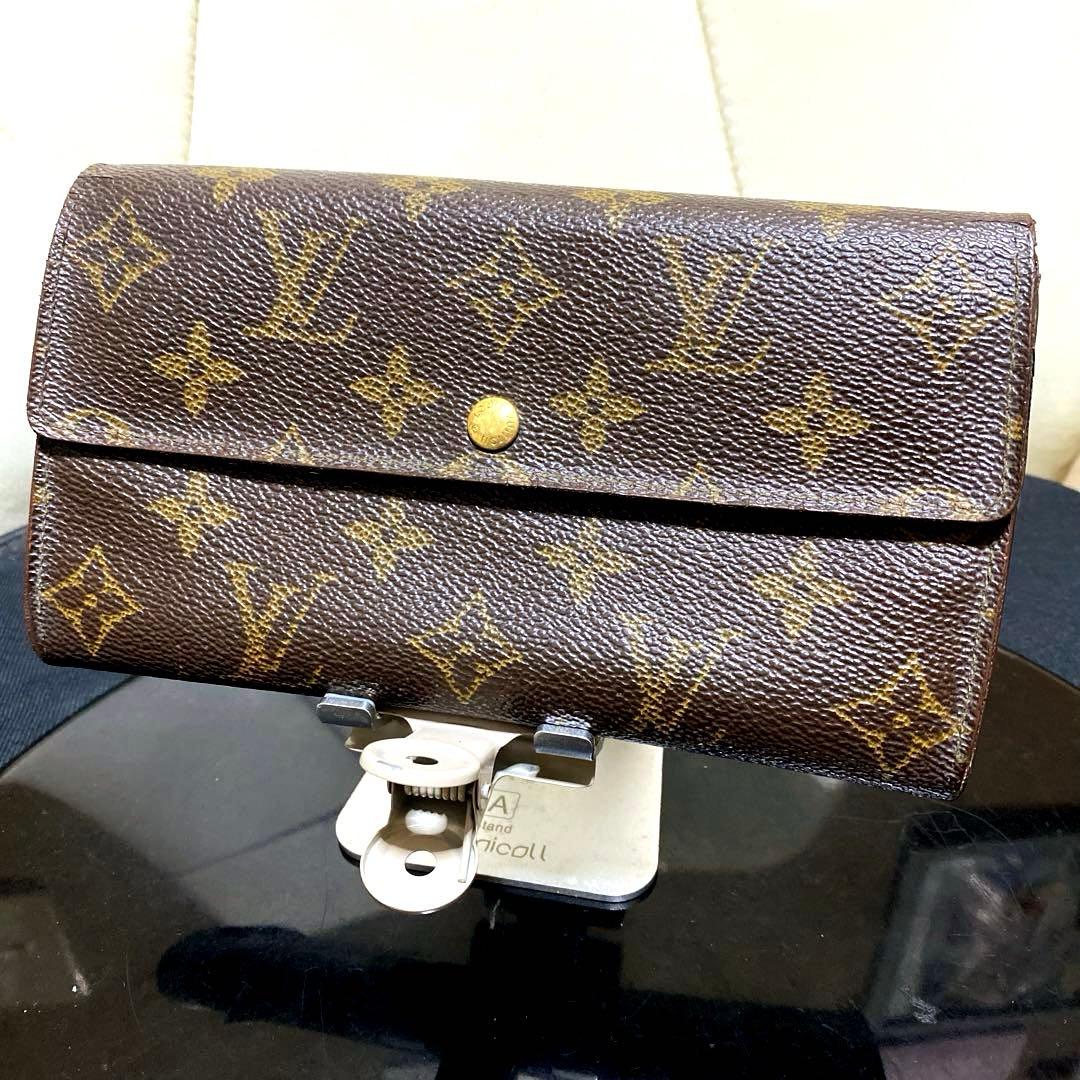 ⑧☆在庫SALE/良品♪カード2枚タイプ☆サラ長財布 12☆