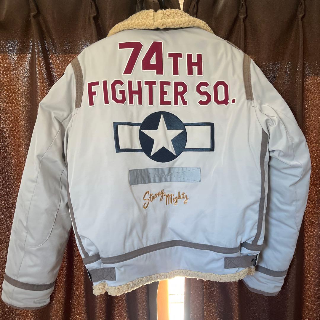 AVIREX/M/B-3フライトジャケット74TH FIGHTER SQ/