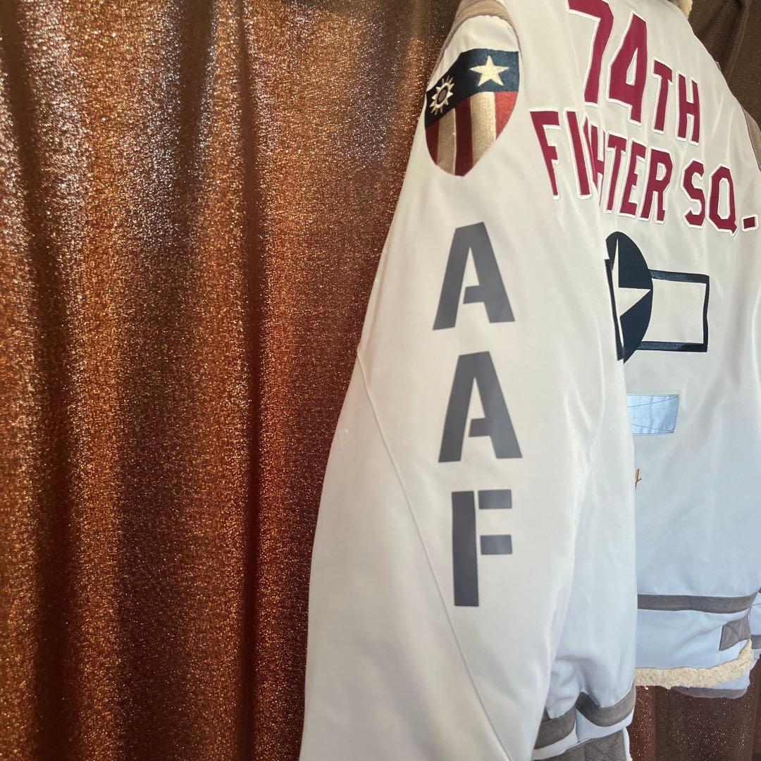 AVIREX/M/B-3フライトジャケット74TH FIGHTER SQ/