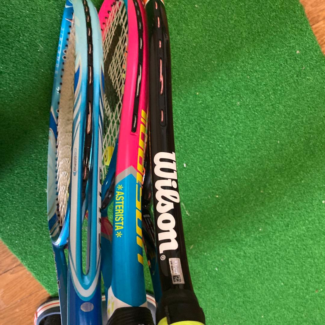 硬式テニスラケット　３本セット