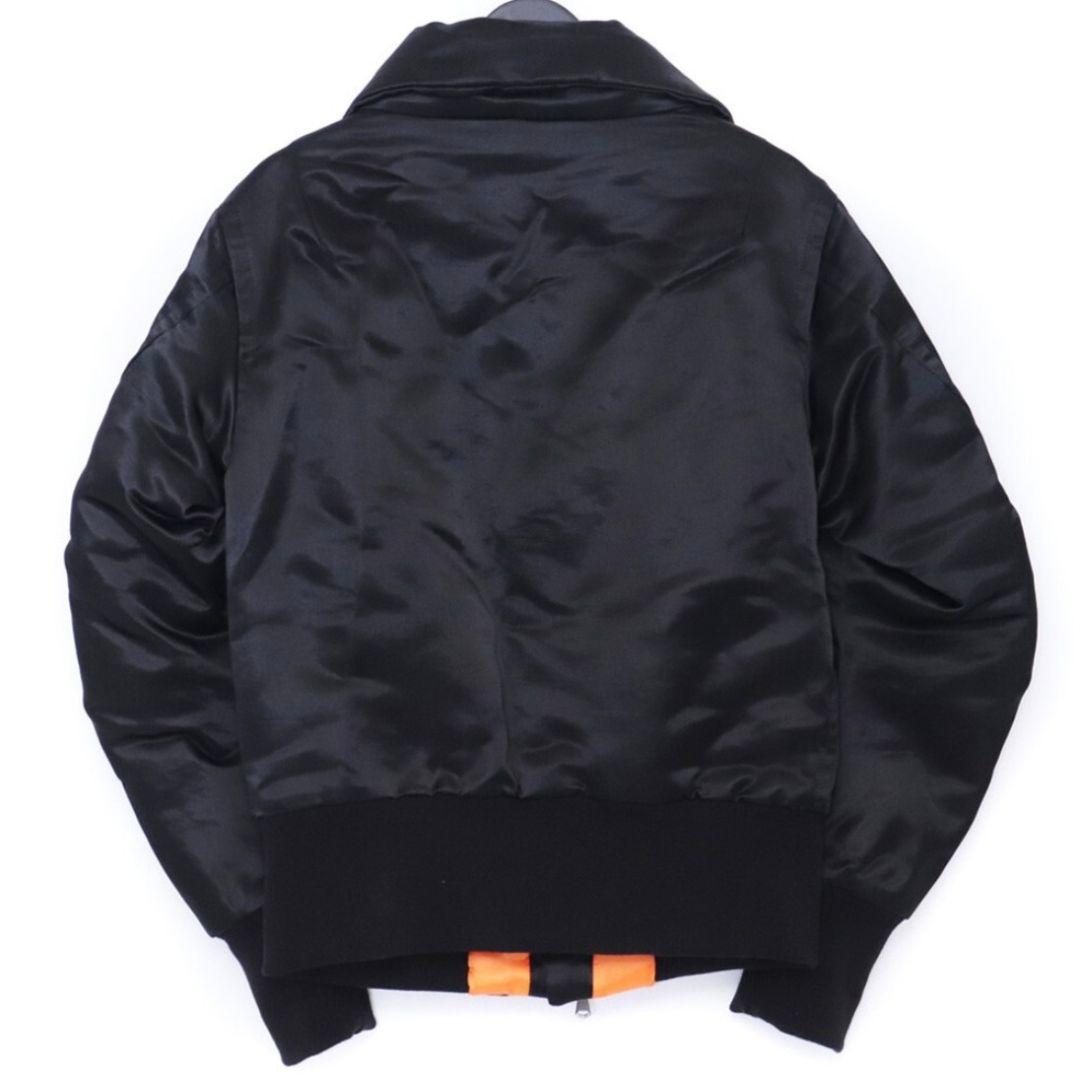 bajra バジュラ ミリタリーブルゾン MA-1 ダブルジップ ブラック M