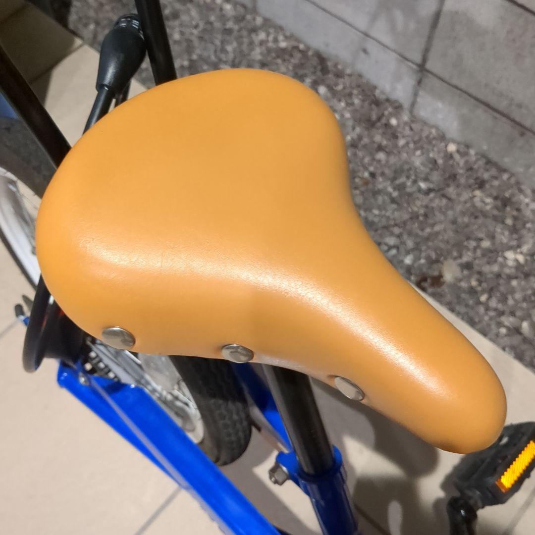 People 幼児用自転車 16インチ 青　新品の泥除けとチェーンロック付き