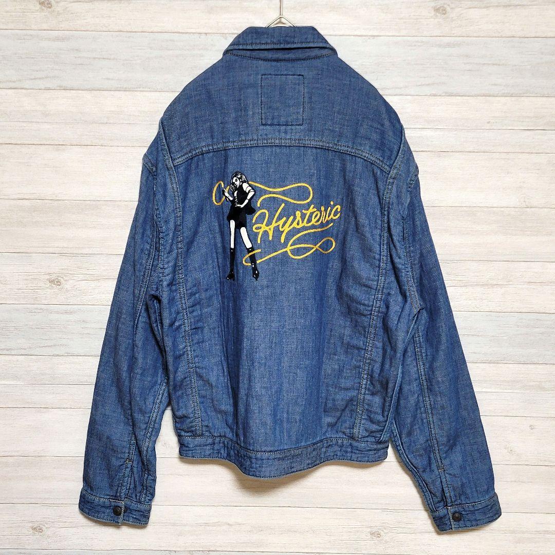 【希少L】HYSTERIC GLAMOUR ヴィクセン デニムジャケット 刺繍