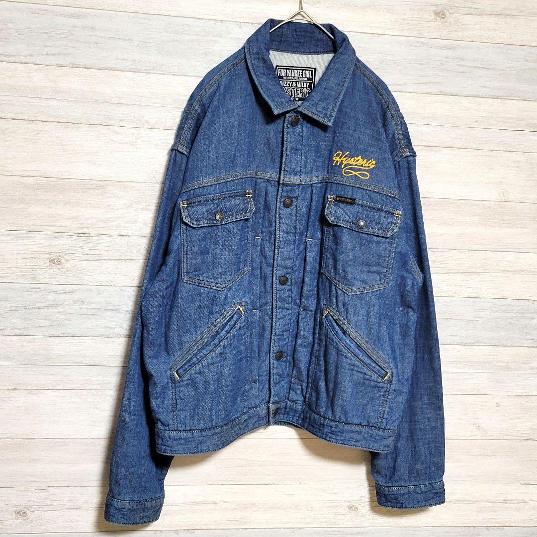【希少L】HYSTERIC GLAMOUR ヴィクセン デニムジャケット 刺繍