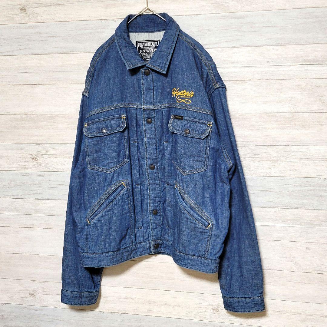 【希少L】HYSTERIC GLAMOUR ヴィクセン デニムジャケット 刺繍