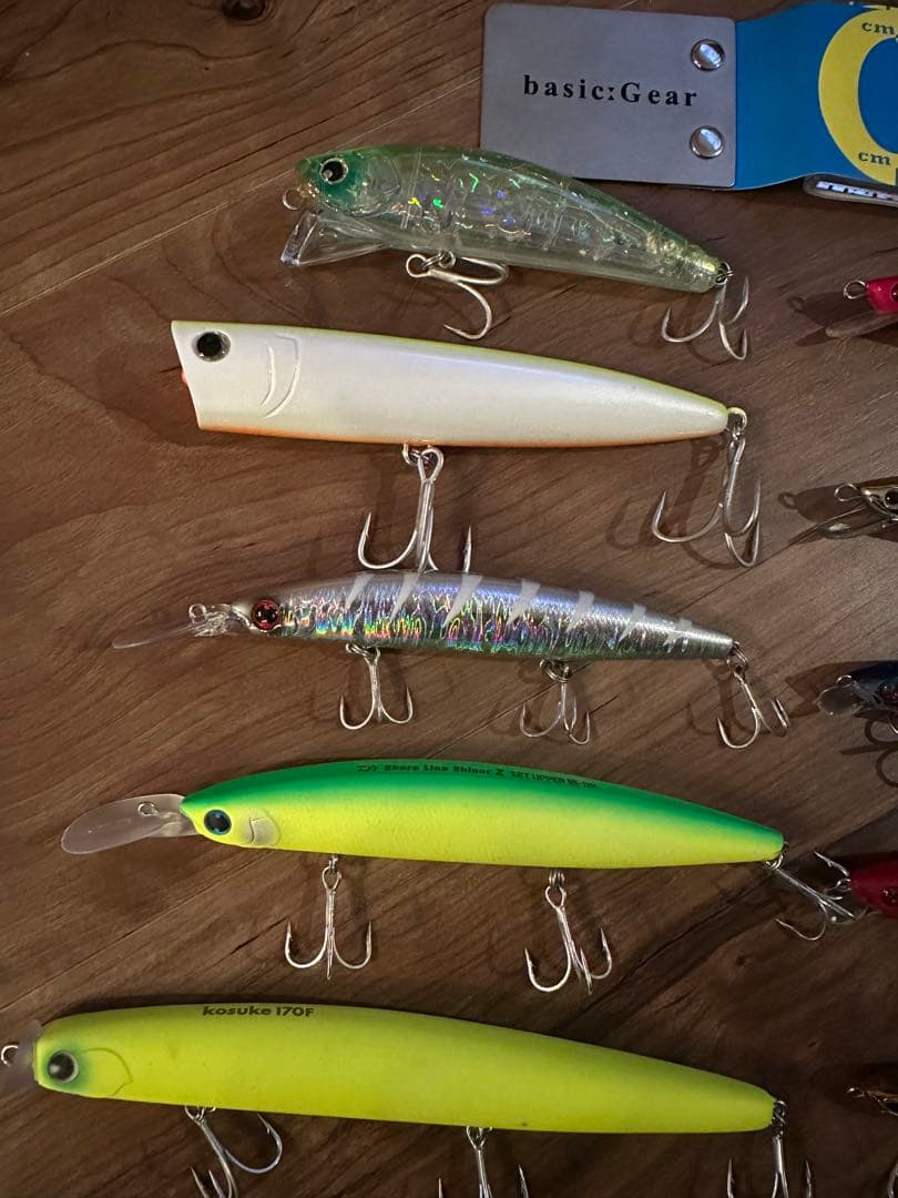 シーバスルアー　ミノー・プラグ 10個セット