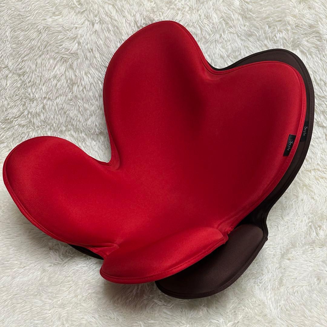 MTG Style 骨盤姿勢矯正サポートチェア 赤 ブラウン2個セット