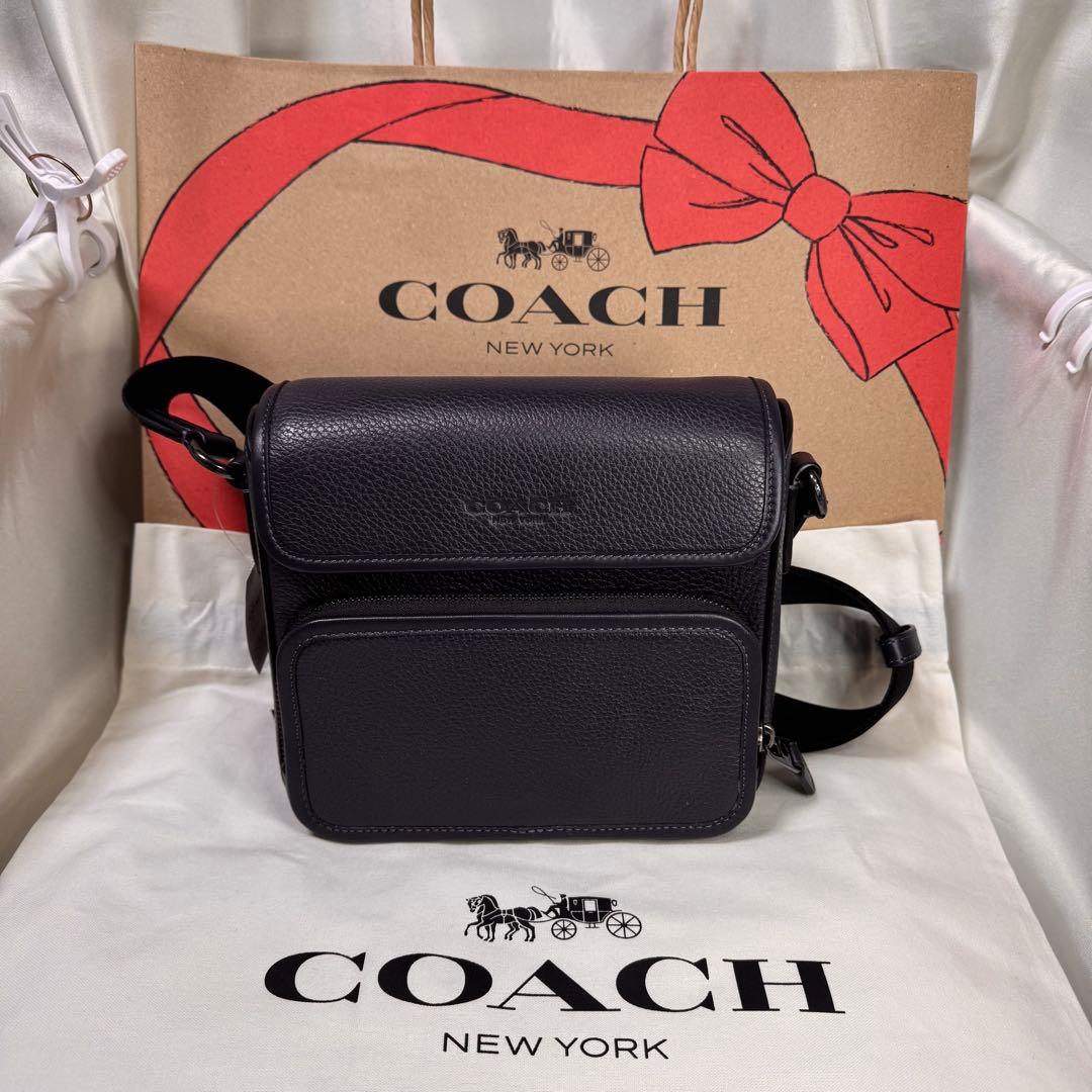 COACH コーチ　サリバン　フラップ クロスボディ　本革　新品未使用タグ付き