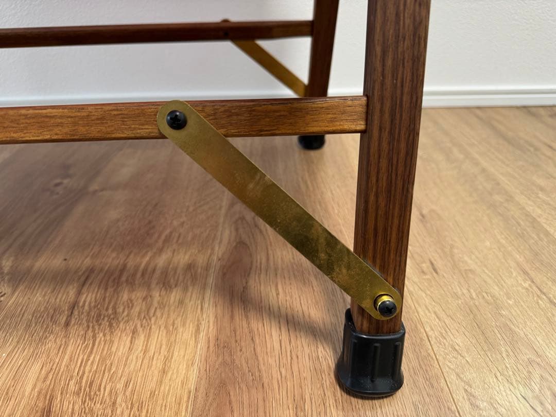 カーミットチェア 同規格品 ウォールナット×真鍮2脚セット