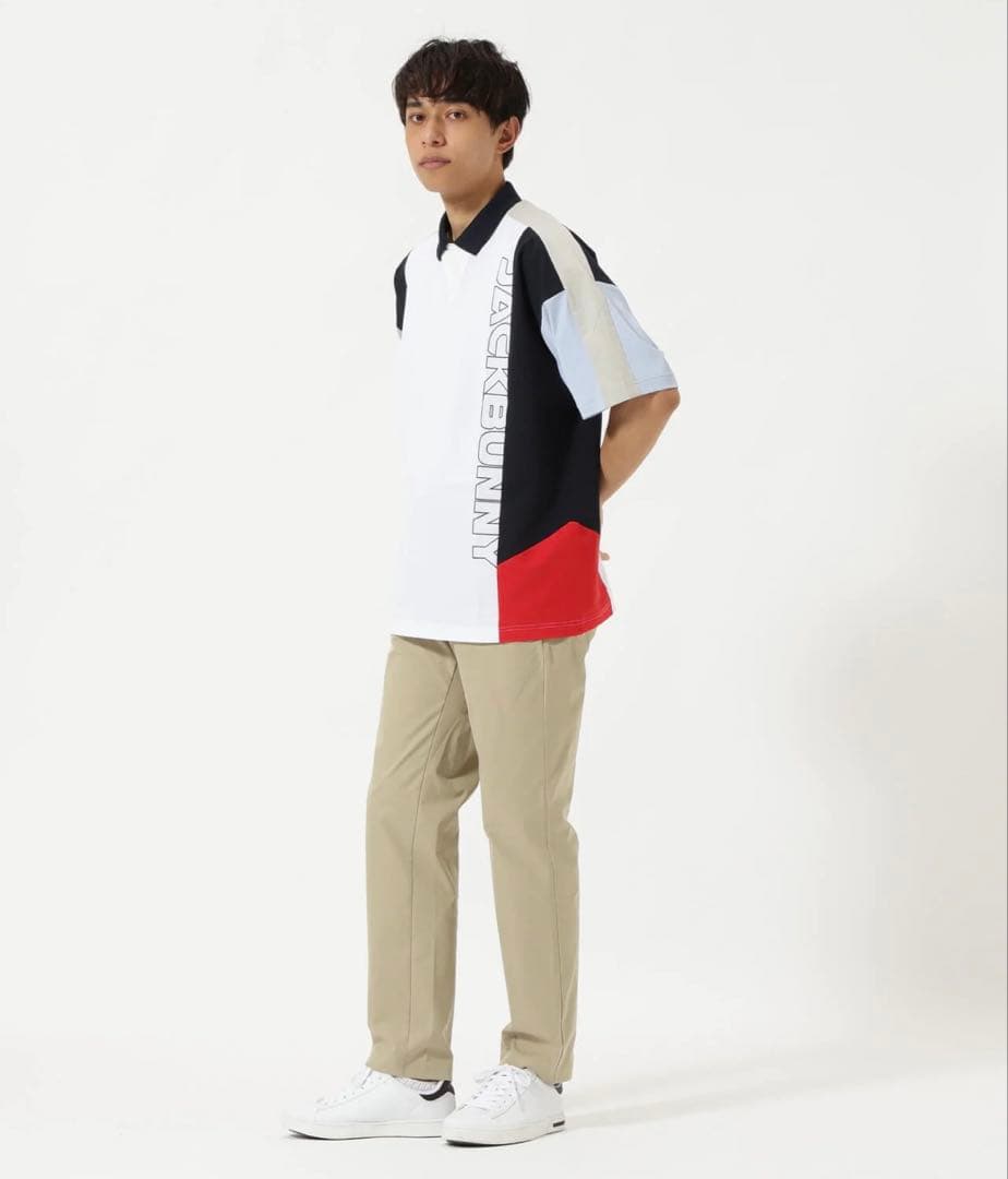 新品 Jack Bunny!! プライムフレックスドビー半袖ポロシャツ 現行品