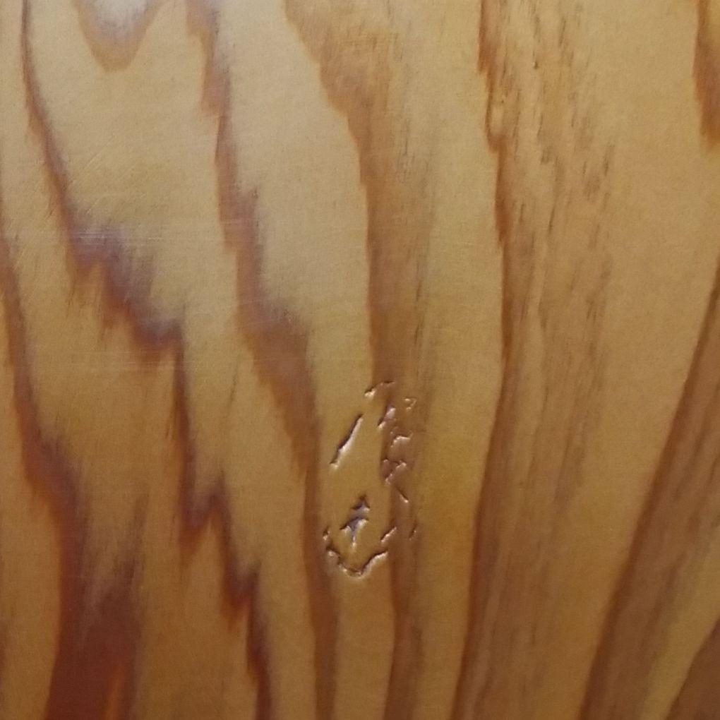 屋久杉　丸盆　木製くり抜き　インテリア工芸品 世界遺産 銘木 貴重 神秘的　鑑賞