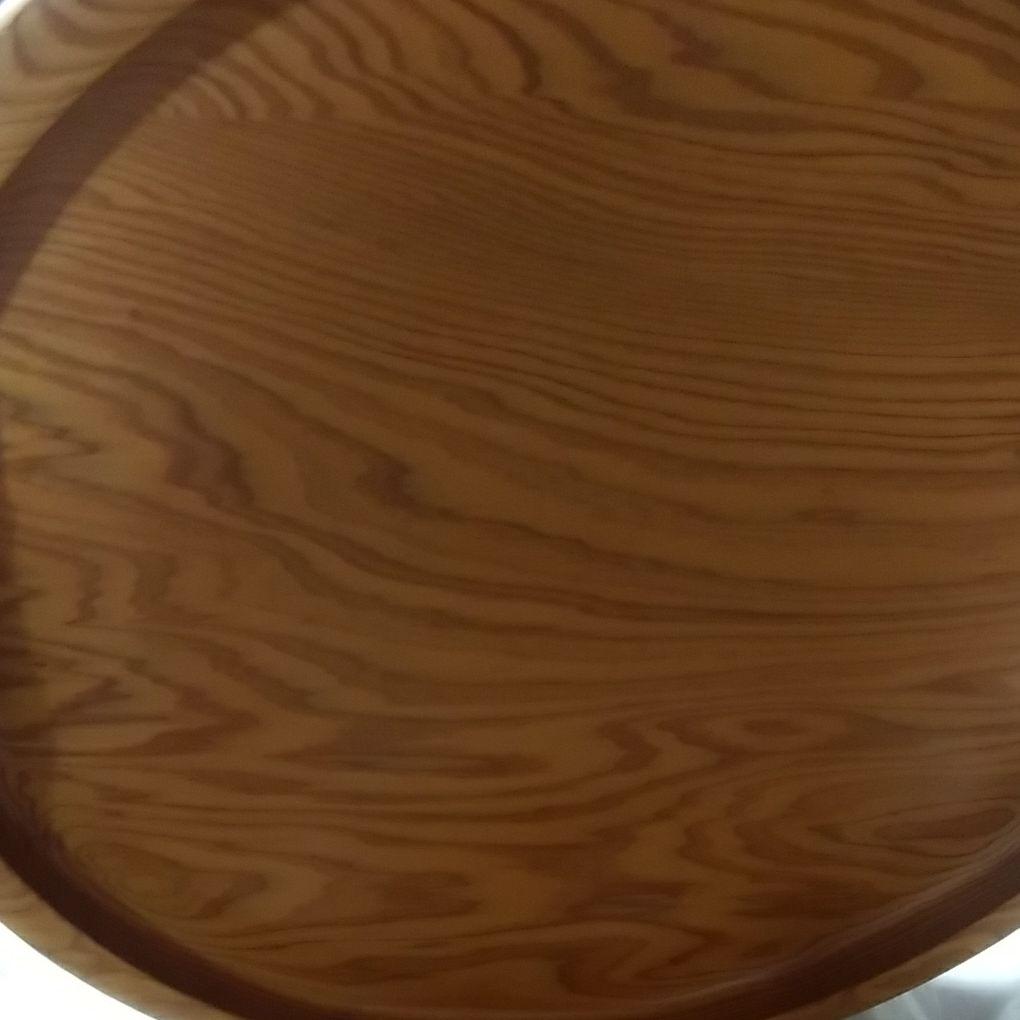 屋久杉　丸盆　木製くり抜き　インテリア工芸品 世界遺産 銘木 貴重 神秘的　鑑賞