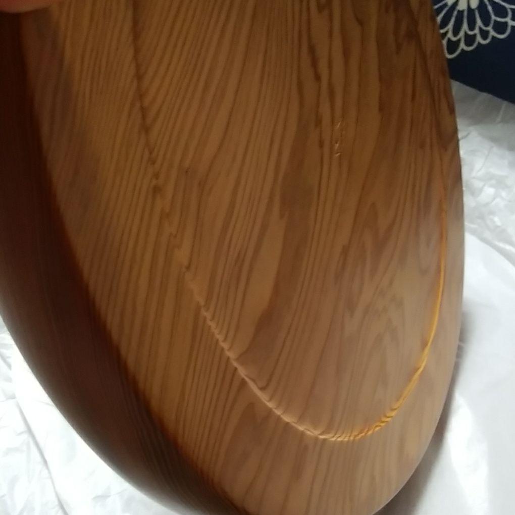 屋久杉　丸盆　木製くり抜き　インテリア工芸品 世界遺産 銘木 貴重 神秘的　鑑賞