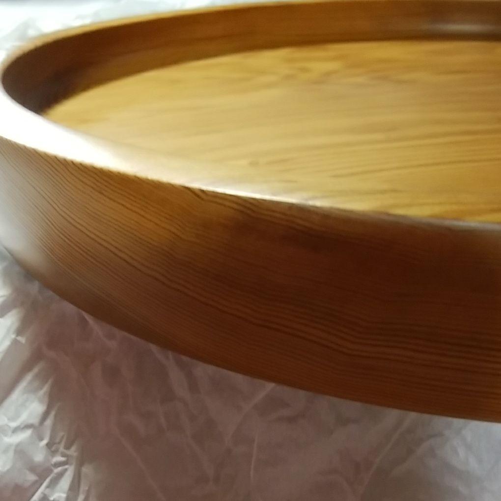 屋久杉　丸盆　木製くり抜き　インテリア工芸品 世界遺産 銘木 貴重 神秘的　鑑賞