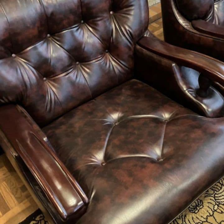 ☆1人がけソファ1個 青栁の椅子 大分県 こげ茶 茶 昭和レトロ - メルカリ