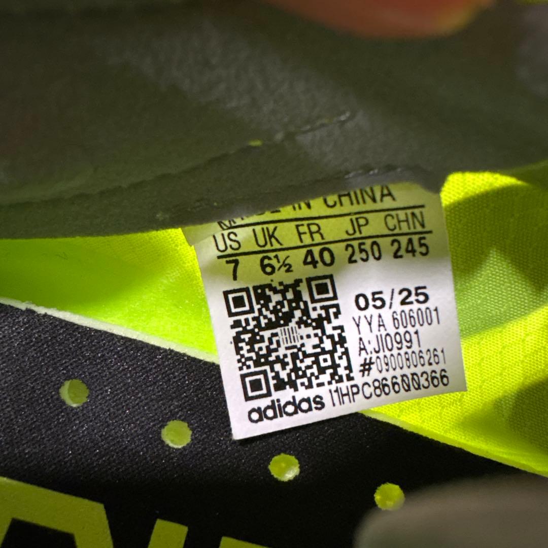 アディダス ランニングシューズ 25.0cm アディゼロタクミセン11 レモン