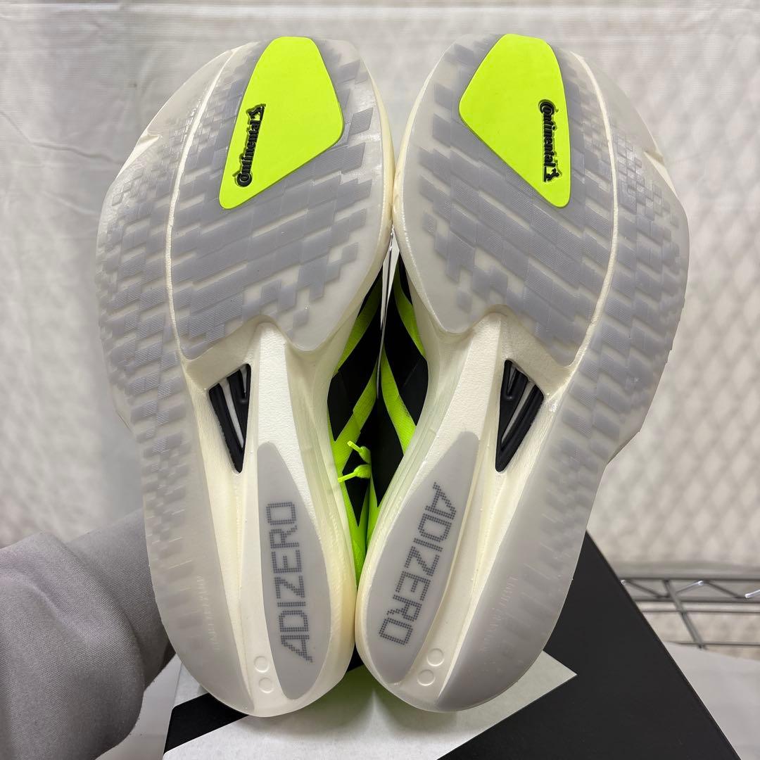 アディダス ランニングシューズ 25.0cm アディゼロタクミセン11 レモン